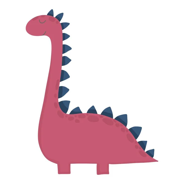 Sød dinosaur. Tegneserie dinoer, dinosaur farverige isolerede karakter. Tyrannosaurus, triceratop, pterodactyl. Sjovt forhistorisk dyr, vektorsamling til børn – Stock-vektor