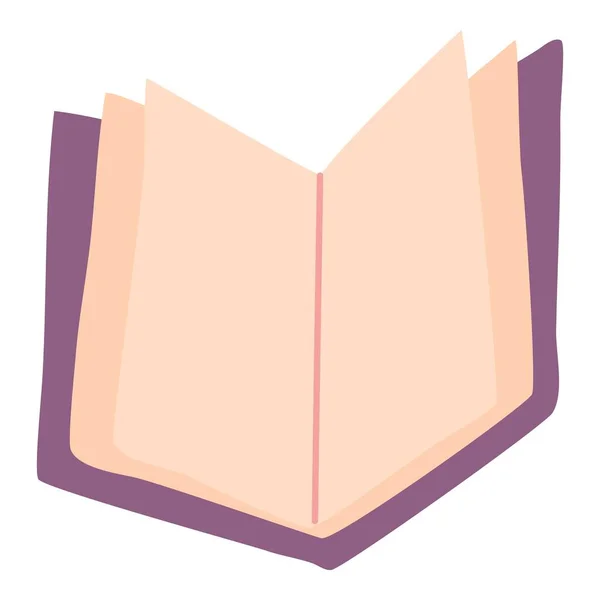 Open book falling down with different things. Open book fly, isolated Open book fall, vector concept — ストックベクタ