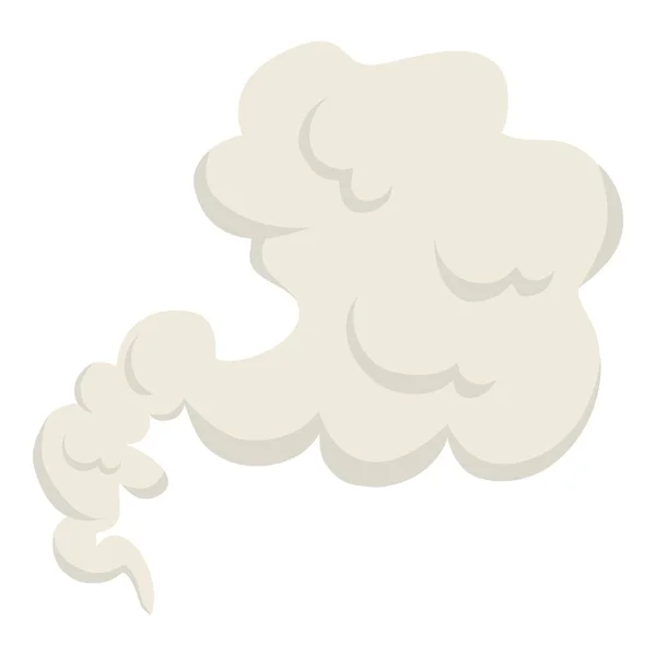 Cartoon dust cloud. Comic cloud shape, spray air smoke, fog road, explosion bomb, car gas, puff magic effect, steam wind silhouette, spooky fume smog, neat gam explode bubbles. Vector illustration — Wektor stockowy