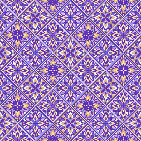 Gemetrisk etnisk orientalisk ikat mönster, matta, tapeter, kläder, inslagning, batic, tyg, vektor illustraion, geometriska mönster design för bakgrund indian — Stock vektor