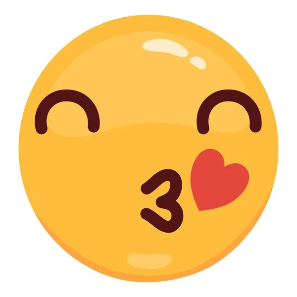 Cute modern Emoji. Joyful, sad and love emoticons. Yellow emotional faces. symbol for your design — стоковий вектор