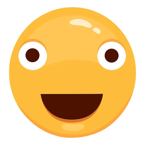 Emoji moderno bonito. Emoticons alegres, tristes e amorosos. Caras emocionais amarelas. símbolo para o seu design —  Vetores de Stock