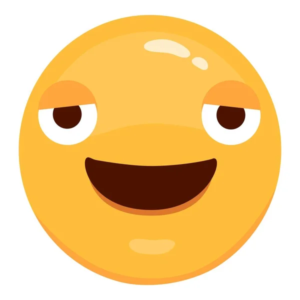 Niedliche moderne Emojis. Freudige, traurige und liebevolle Emoticons. Gelbe emotionale Gesichter. Symbol für Ihr Design — Stockvektor