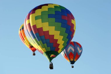 Renkli sıcak hava balon Festivali