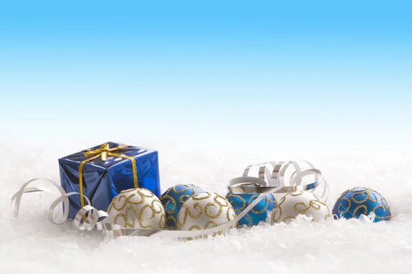 Julklapp Och Smycken Snö — Stockfoto