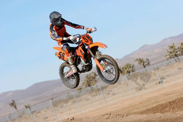 Dirtbikes Στο Motocross Ακόμη — Φωτογραφία Αρχείου