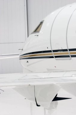 Lüks özel jet park etmiş.