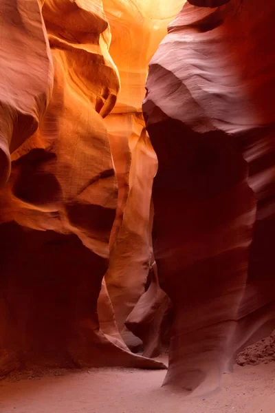 Hermosa Piedra Arenisca Antelope Slot Canyon Barcelona España —  Fotos de Stock