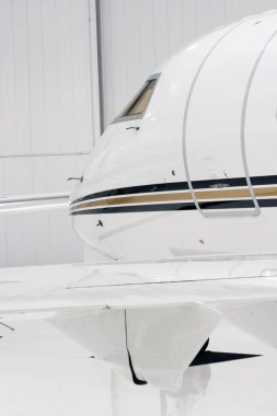 Lüks özel jet park etmiş.