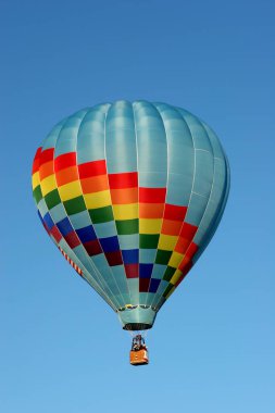 Renkli sıcak hava balon Festivali