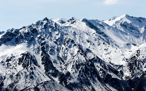 Snöiga Berg Senvintern — Stockfoto