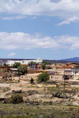 New Mexico 'daki eski yerli köy.