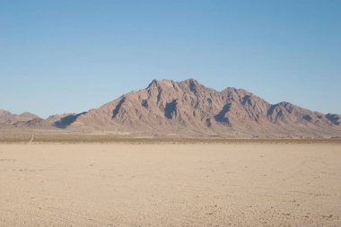 Nevada çölünde kuru göl yatağı