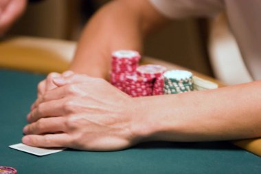 Bir kumarhanede Dünya Poker Turnuvası