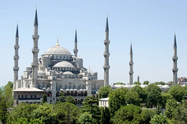 View of Blue Mosque in Istanbul Turkey