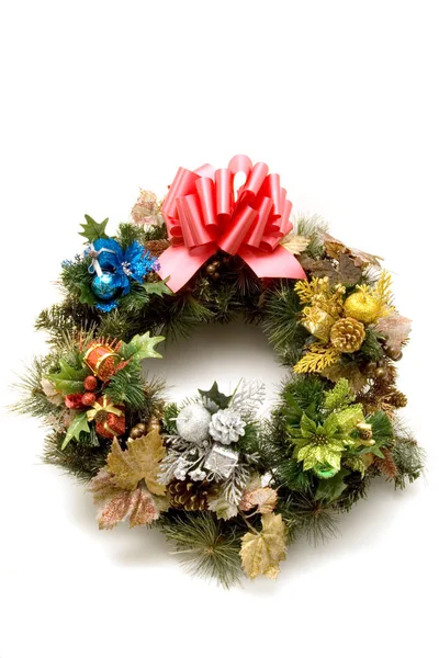Bunte Dekorative Weihnachtsdekoration Für Die Feiertage — Stockfoto