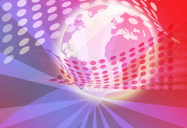 Computer Generierte Globus Illustration Hintergrund — Stockfoto