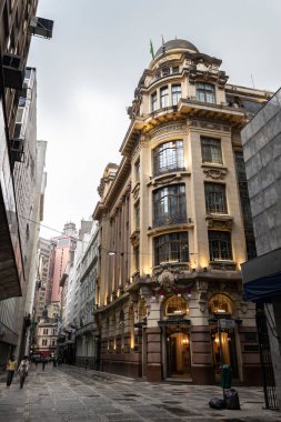 Sao Paulo, Brezilya, 26 Kasım 2015. Centro Cultural Banco do Brazil (Kültür Merkezi), Brezilya 'nın Sao Paulo şehrinde 20. yüzyılın başlarından kalma bir banka binasıdır.
