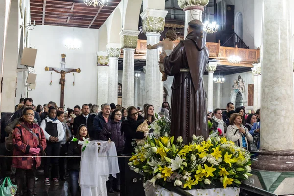 Sao Paulo Brasilien Juni 2016 Trogen Den Katolska Mässan För — Stockfoto