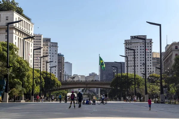 São Paulo Brasil Novembro 2021 Vista Pessoas Seus Tempos Livres — Fotografia de Stock