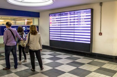 Sao Paulo, Brezilya, 18 Kasım 2013. Sao Paulo 'daki Kongonhas Havaalanı' nda.