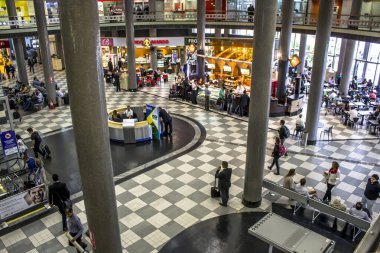 Sao Paulo, Brezilya, 18 Kasım 2013. Sao Paulo 'daki Kongonhas Havaalanı' nda.