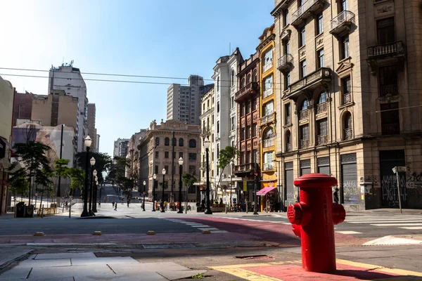 Sao Paulo Brasil Noviembre 2021 Hidrata Intersección Avenida Sao Joao — Foto de Stock