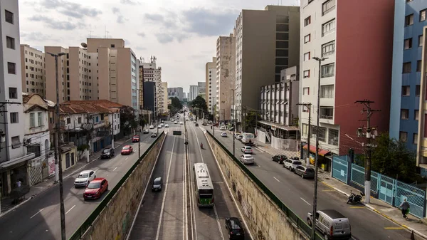 Sao Paulo Brazílie Listopadu2021 Doprava Francisco Matarazzo Avenue Západní Části — Stock fotografie