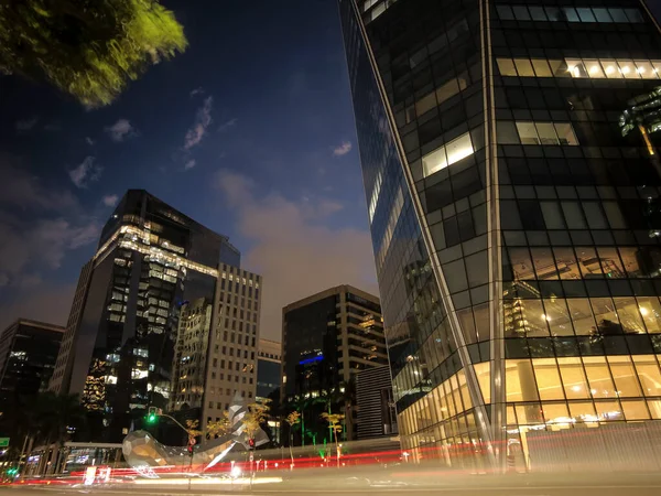 Sao Paulo Brasil Noviembre 2021 Modernos Edificios Oficinas Avenida Faria — Foto de Stock