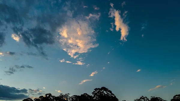 Blauwe Lucht Met Wolken Brazilië — Stockfoto