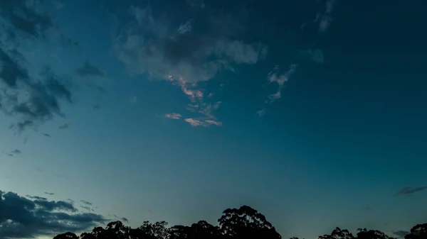 Céu Azul Com Nuvens Brasil — Fotografia de Stock