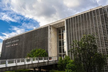 Sao Paulo, Brazil, January 12, 2010. Facade of parliament of Sao Paulo State, in Sao Paulo, Brazil