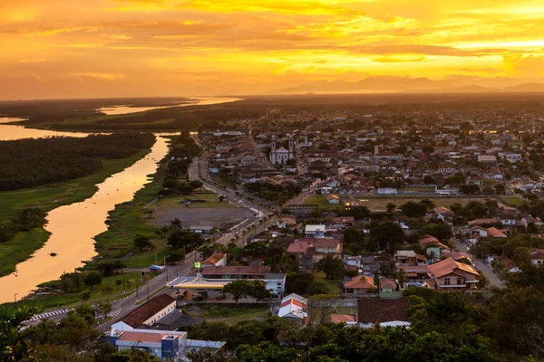 Vue Panoramique Ville Iguape Dans État Sao Paulo Des Anciens — Photo