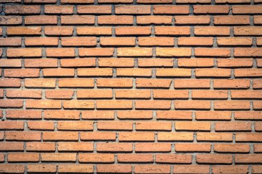 Brezilya 'da eski tuğla duvar dokusu ya da arka planı güzeldir.