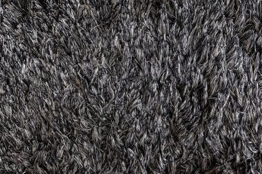 Brezilya 'da halı dokusunun üst görüntüsü Yünlü lifler