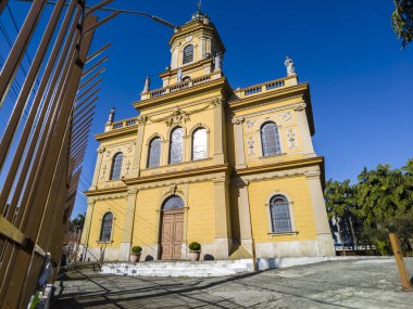 Sao Paulo, Brezilya. 22 Kasım 2021. Santo Amaro Katedrali, Sao Paulo 'nun güneyindeki Santo Amaro semtinde yer alan bir kilisedir.