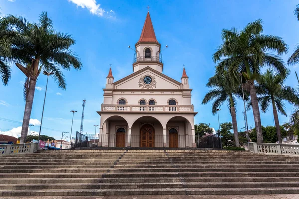 Patrocinio Paulista Sao Paulo Brazílie Března 2015 Mateřský Kostel Výchozím — Stock fotografie