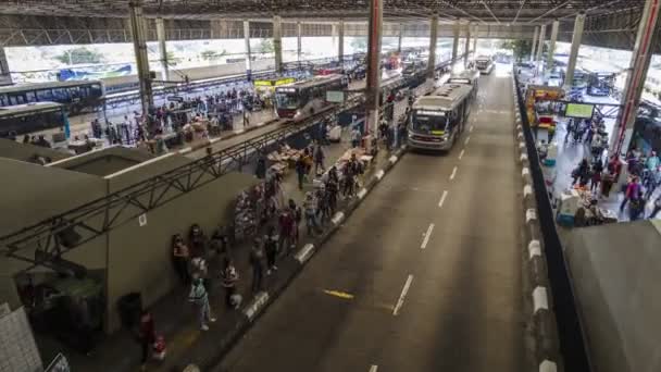 Sao Paulo Brasil November 2021 Lapse Waktu Bagi Mereka Yang — Stok Video