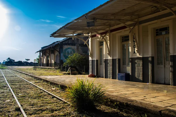 Vera Cruz San Paolo Brasile Maggio 2022 Facciata Dell Stazione — Foto Stock