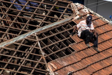 Brezilya 'nın Sao Paulo eyaletinin sahilindeki Cennet Plajı