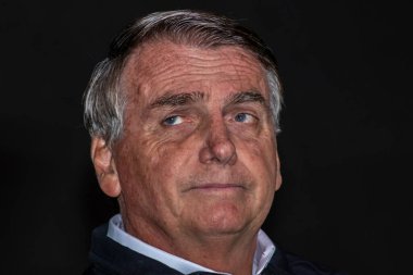 Sao Paulo, Brazil, August 09, 2022. Jair Messias Bolsonaro, Brazilian President in press conference.