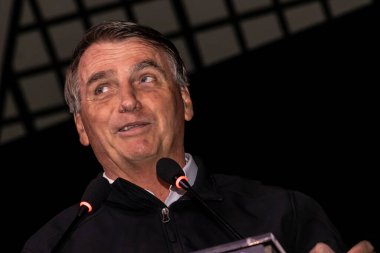 Sao Paulo, Brazil, August 09, 2022. Jair Messias Bolsonaro, Brazilian President in press conference.