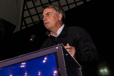 Sao Paulo, Brazil, August 09, 2022. Jair Messias Bolsonaro, Brazilian President in press conference.
