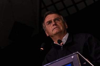 Sao Paulo, Brazil, August 09, 2022. Jair Messias Bolsonaro, Brazilian President in press conference.