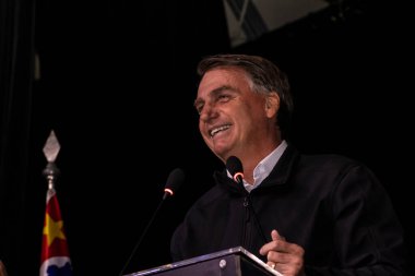 Sao Paulo, Brazil, August 09, 2022. Jair Messias Bolsonaro, Brazilian President in press conference.