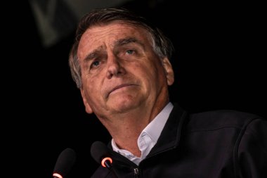 Sao Paulo, Brazil, August 09, 2022. Jair Messias Bolsonaro, Brazilian President in press conference.