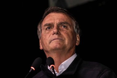 Sao Paulo, Brazil, August 09, 2022. Jair Messias Bolsonaro, Brazilian President in press conference.