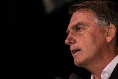 Sao Paulo, Brazil, August 09, 2022. Jair Messias Bolsonaro, Brazilian President in press conference.