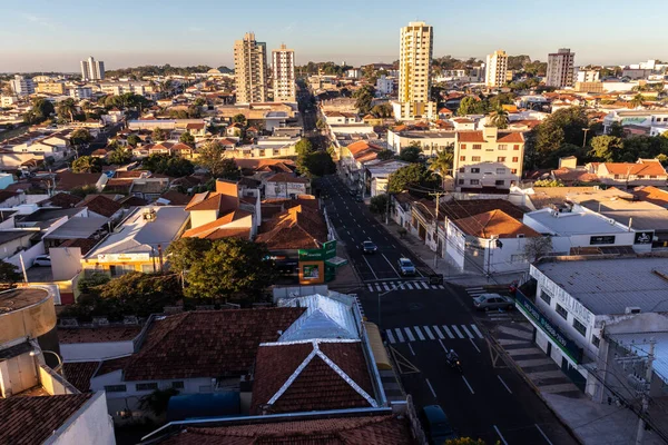 Marilia Σάο Πάολο Βραζιλία Ιουλίου 2022 Αεροφωτογραφία Κτιρίων Κατοικιών Και — Φωτογραφία Αρχείου