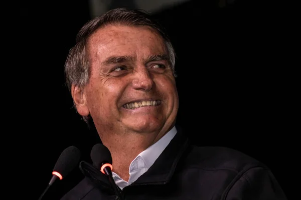 Sao Paulo Brazil August 2022 Jair Messias Bolsonaro Brazilian President — Fotografia de Stock